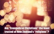Are “Evangelical Christians” the least trusted of New Zealand’s “religions”?