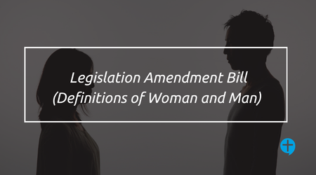 Legislation (Definitions of Woman and Man) Amendment Bill