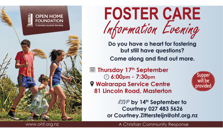 Foster Care Information Evening Invitation 17.9.26 1 768x444