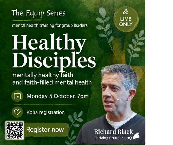 Healthy Disciples ad RHB and QR